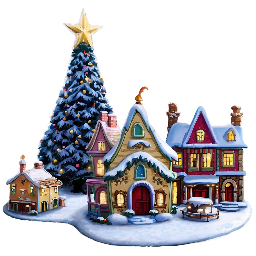 Whoville Town Square Png 06202024 PNG