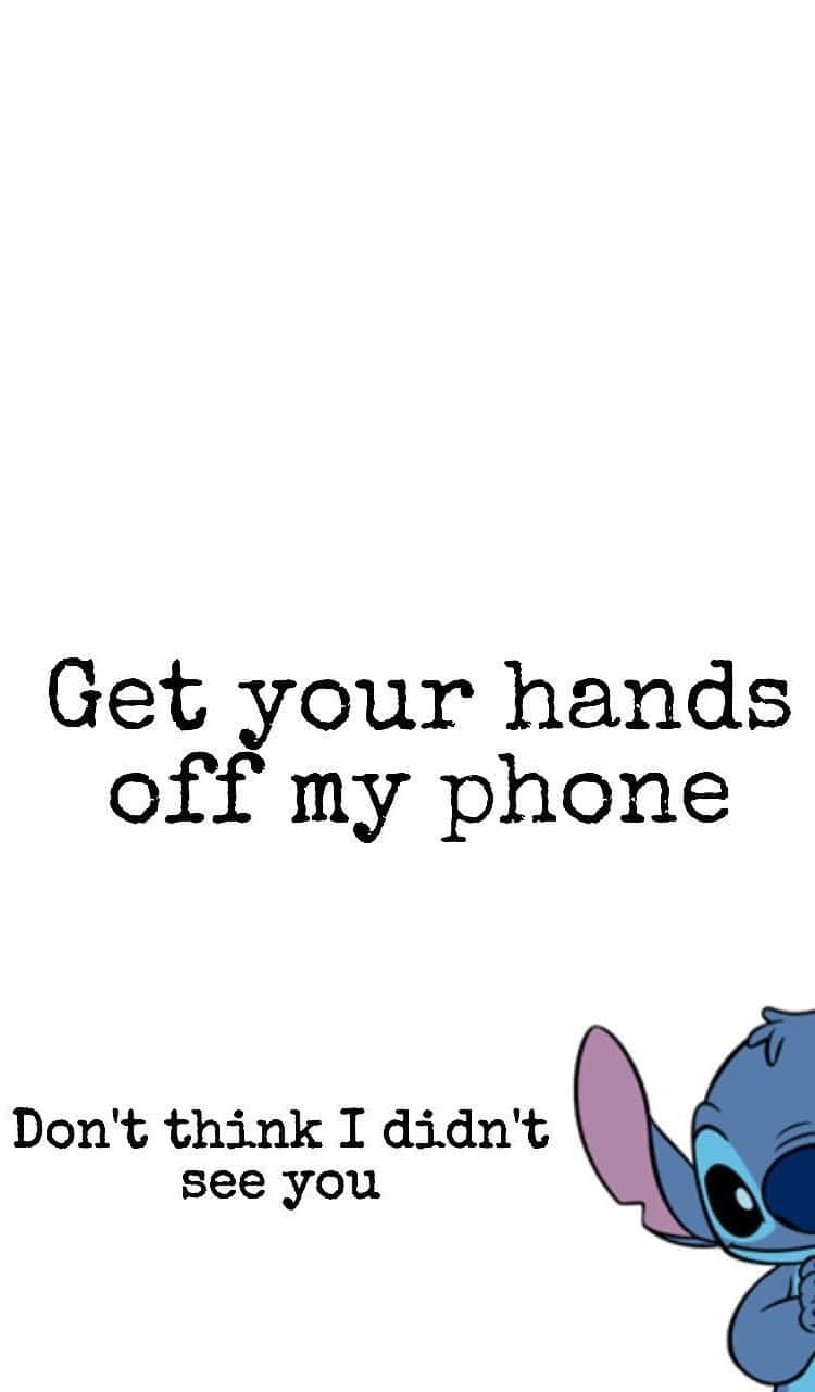 “Hvorfor er du på min telefon?” Wallpaper