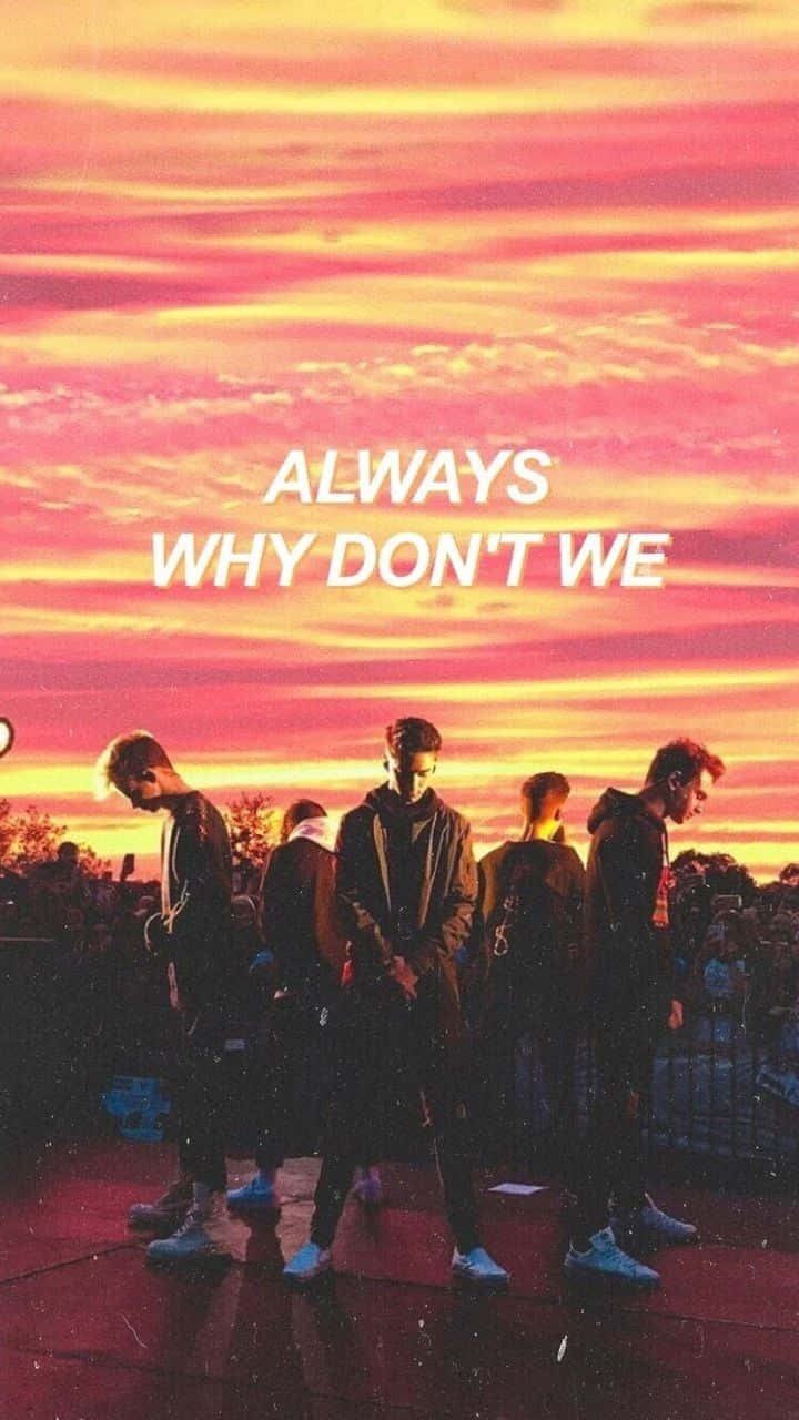 American Boy Band Why Don't We Live Performance Wallpaper