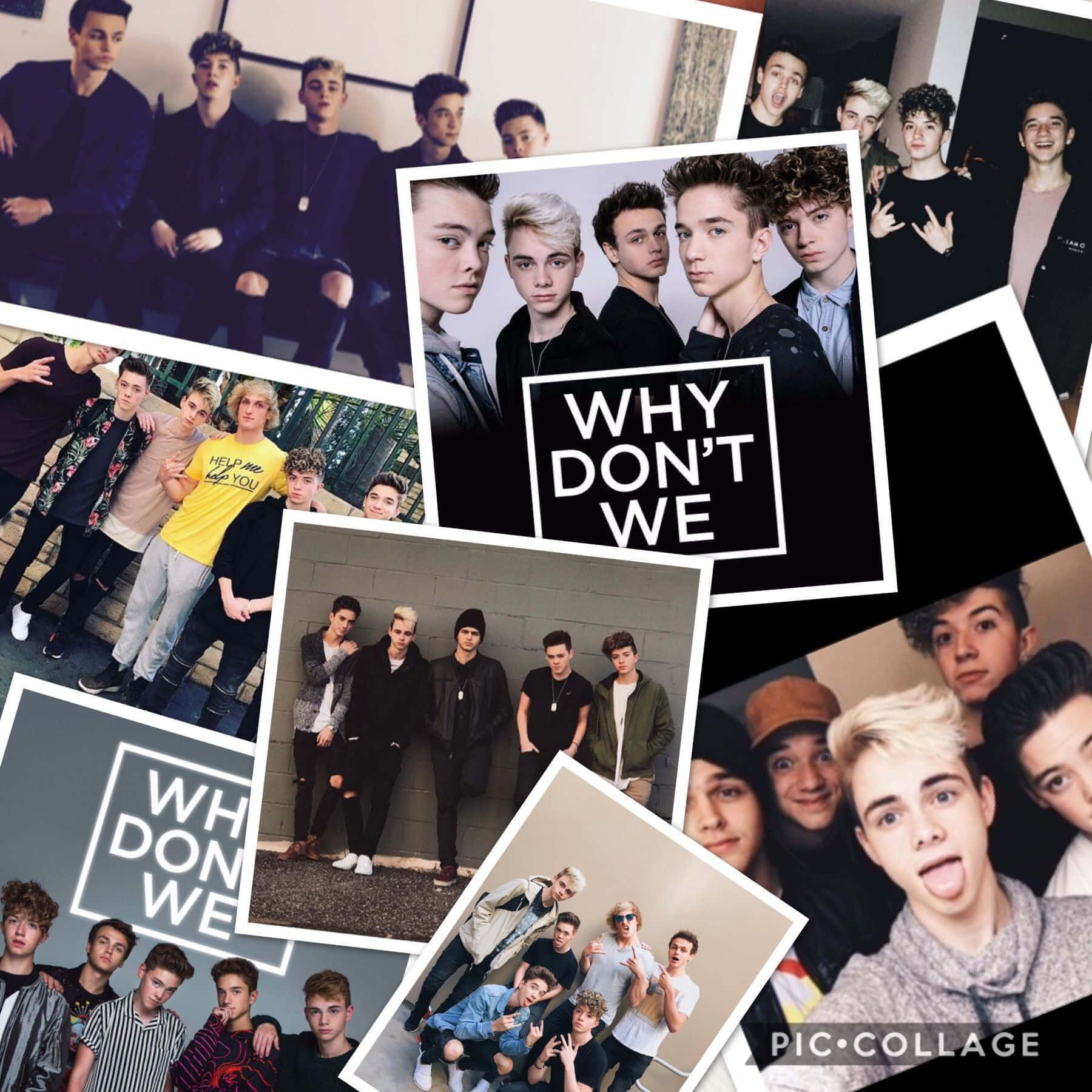 Why Don't We - Collage Of Photos Wallpaper