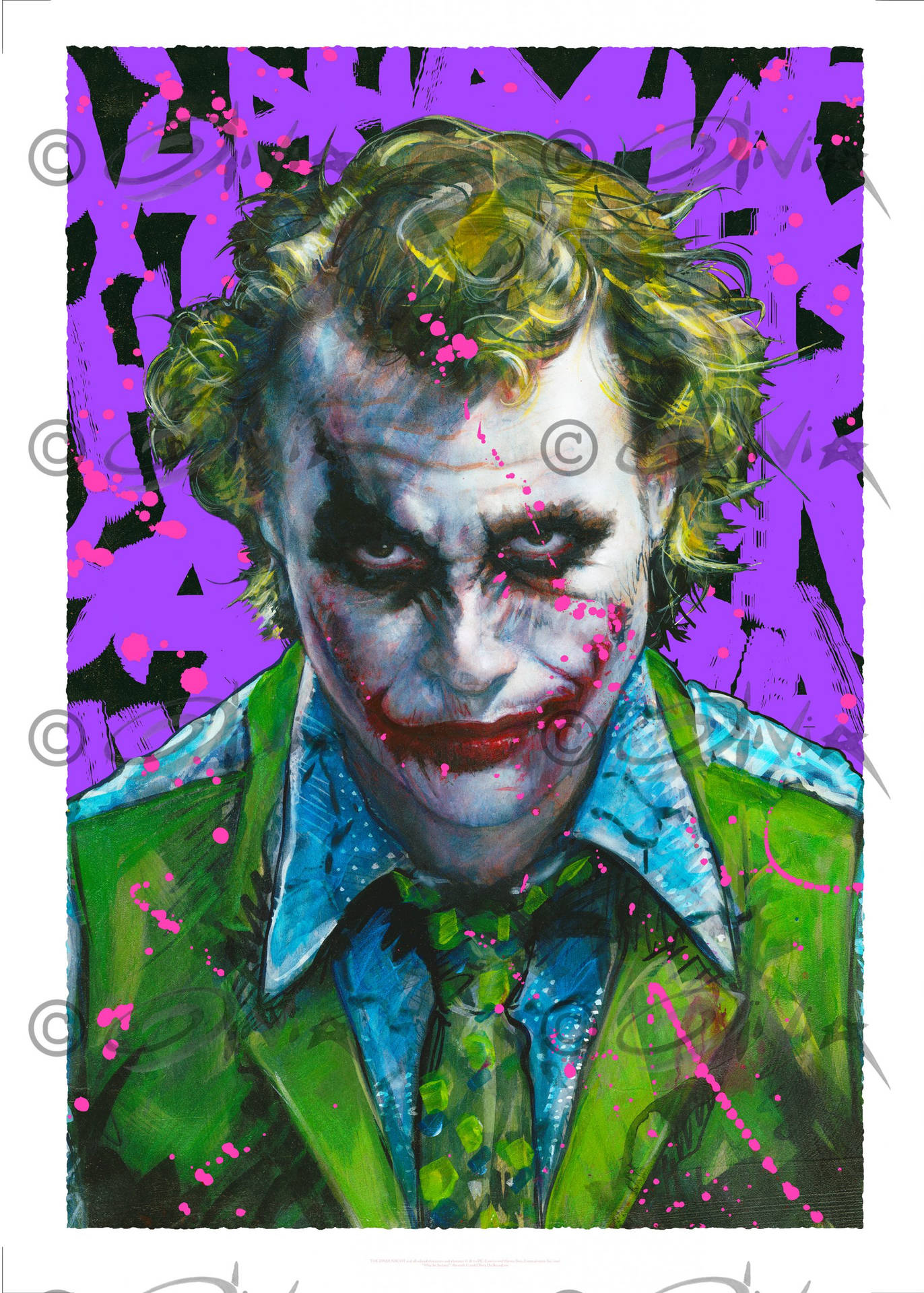 The Joker - Why So Serious? Wallpaper