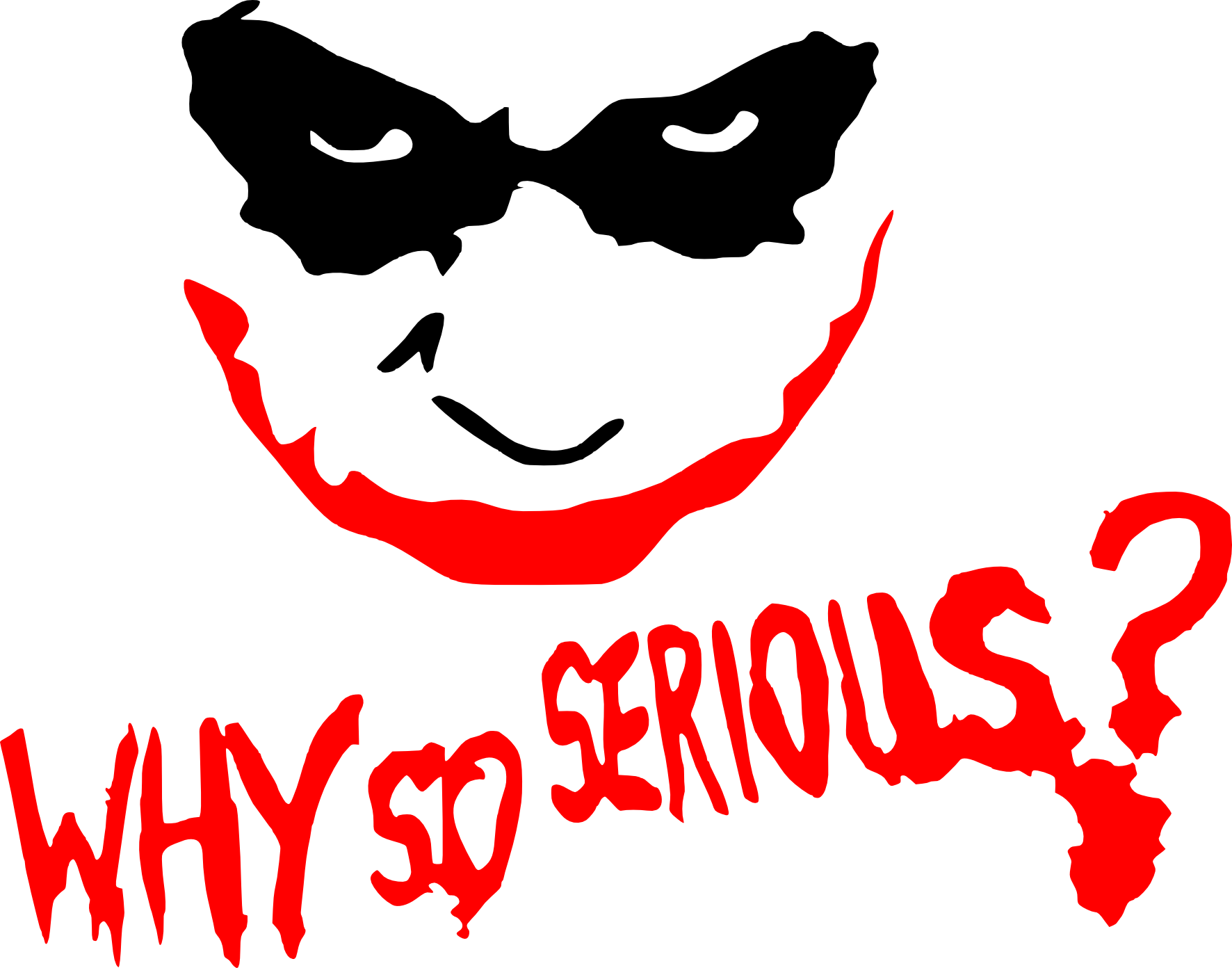 Why So Serious Joker Quote PNG