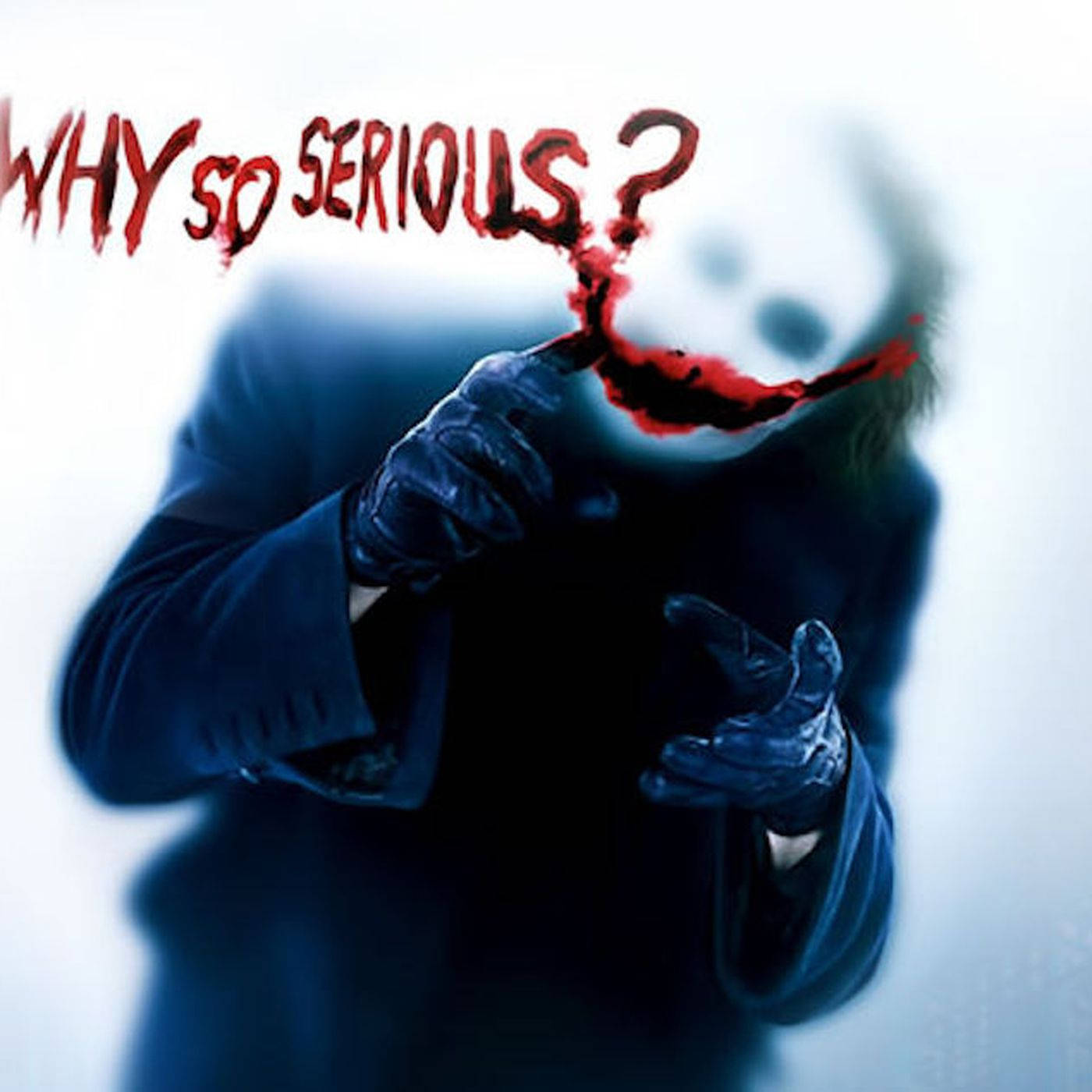 Den mystiske, hvorfor så alvorlig Joker tapet Wallpaper