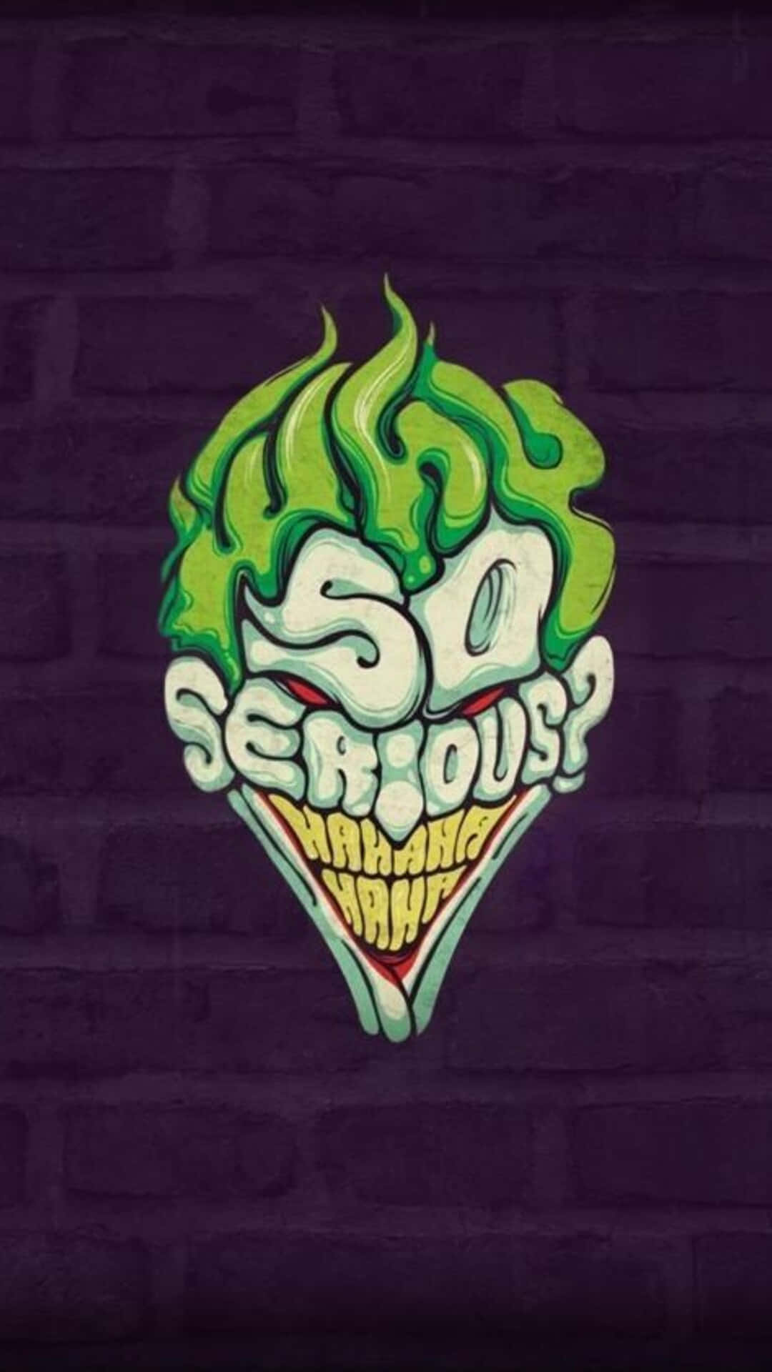 Why So Serious Morphed To Joker's Face Wallpaper