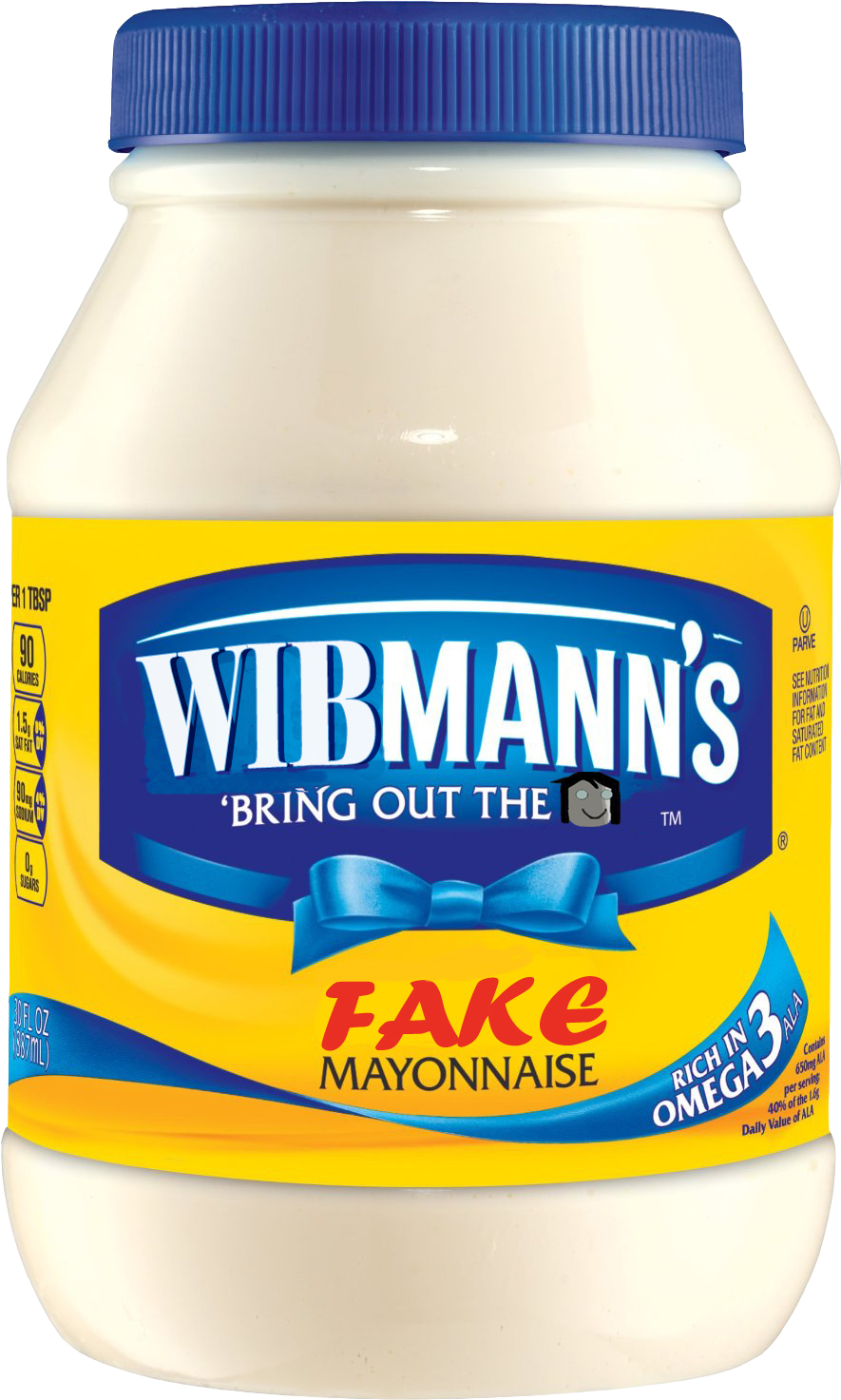 Wibmanns Fake Mayonnaise Jar PNG