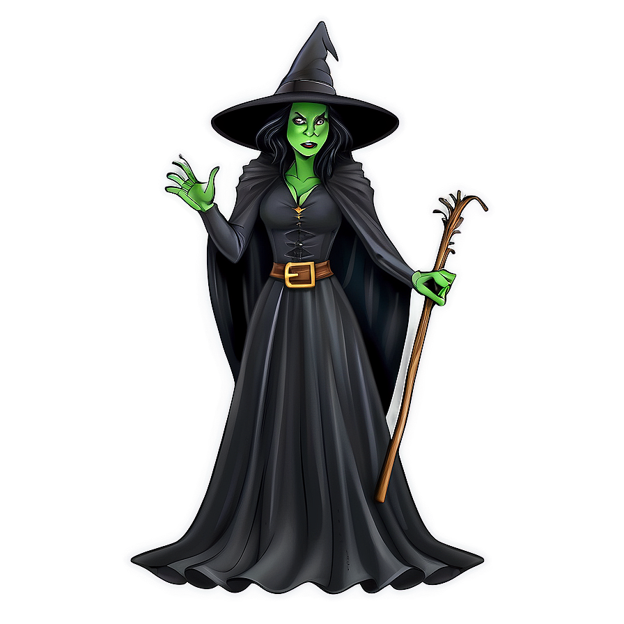 Download Wicked Witch Illustration Png 55 | Wallpapers.com