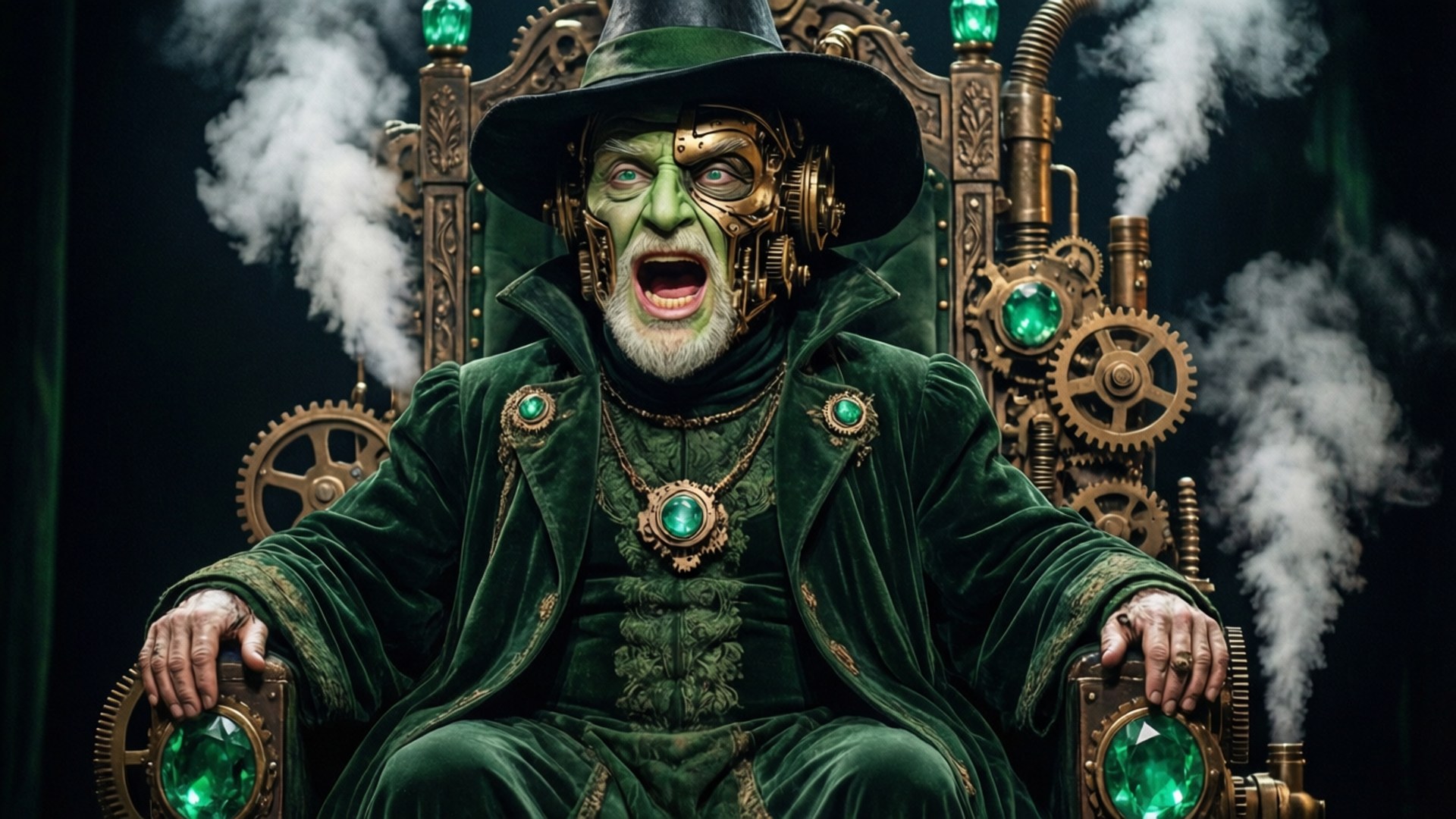 Wicked Wizard Throne Wallpaper