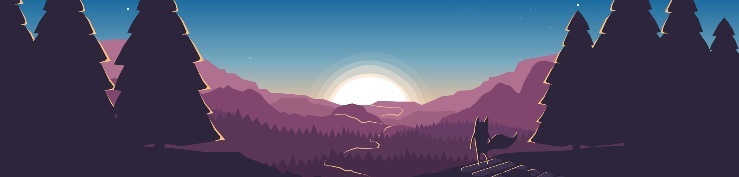 Tranquil Mountain Sunset