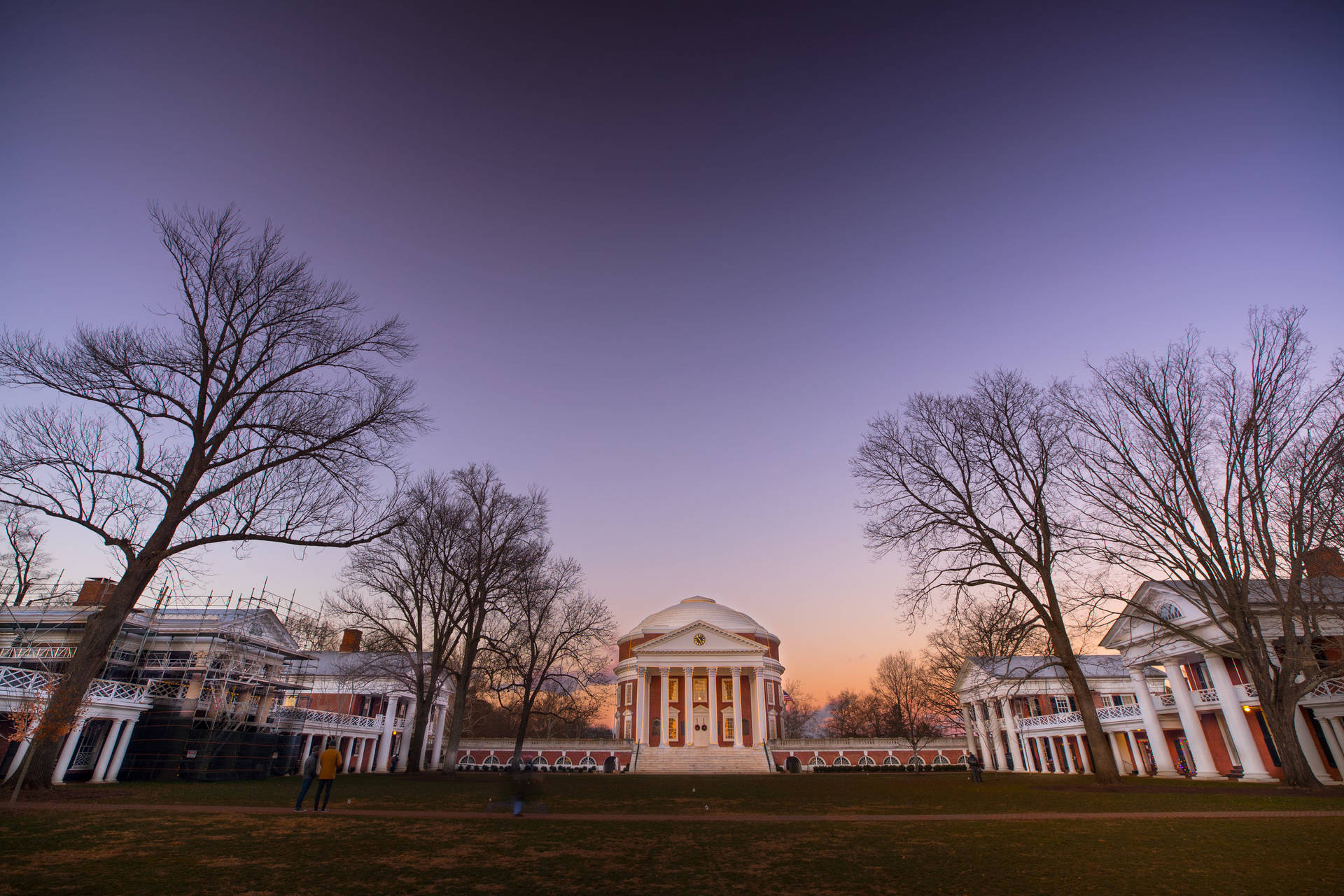 Wide-angle University Of Virginia Campus Wallpaper
