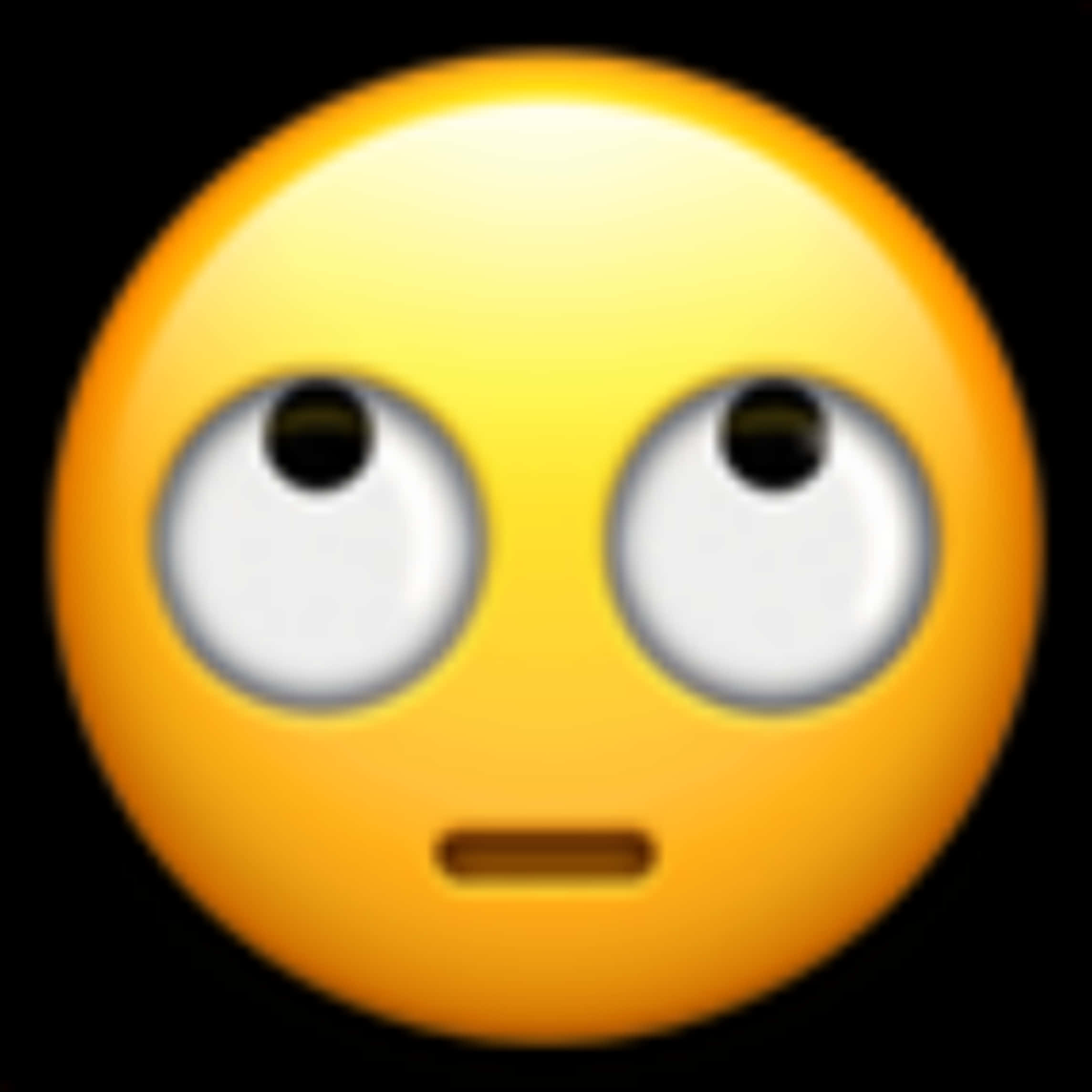 Wide Eyed Emoji Expression PNG