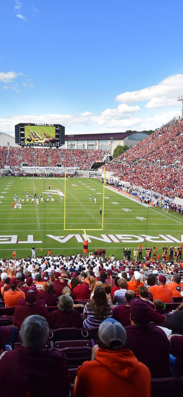 Wide Lane Stadium Virginia Tech Wallpaper