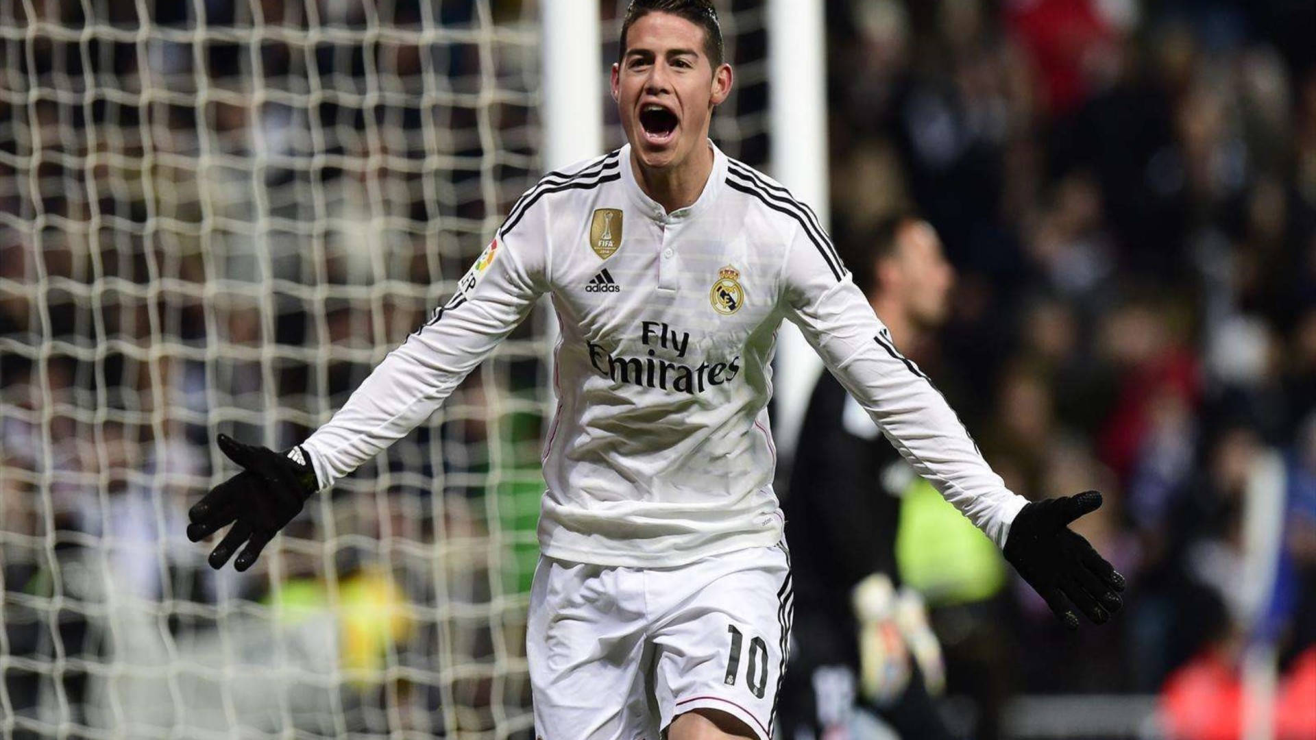 Wide Mouth James Rodriguez Wallpaper