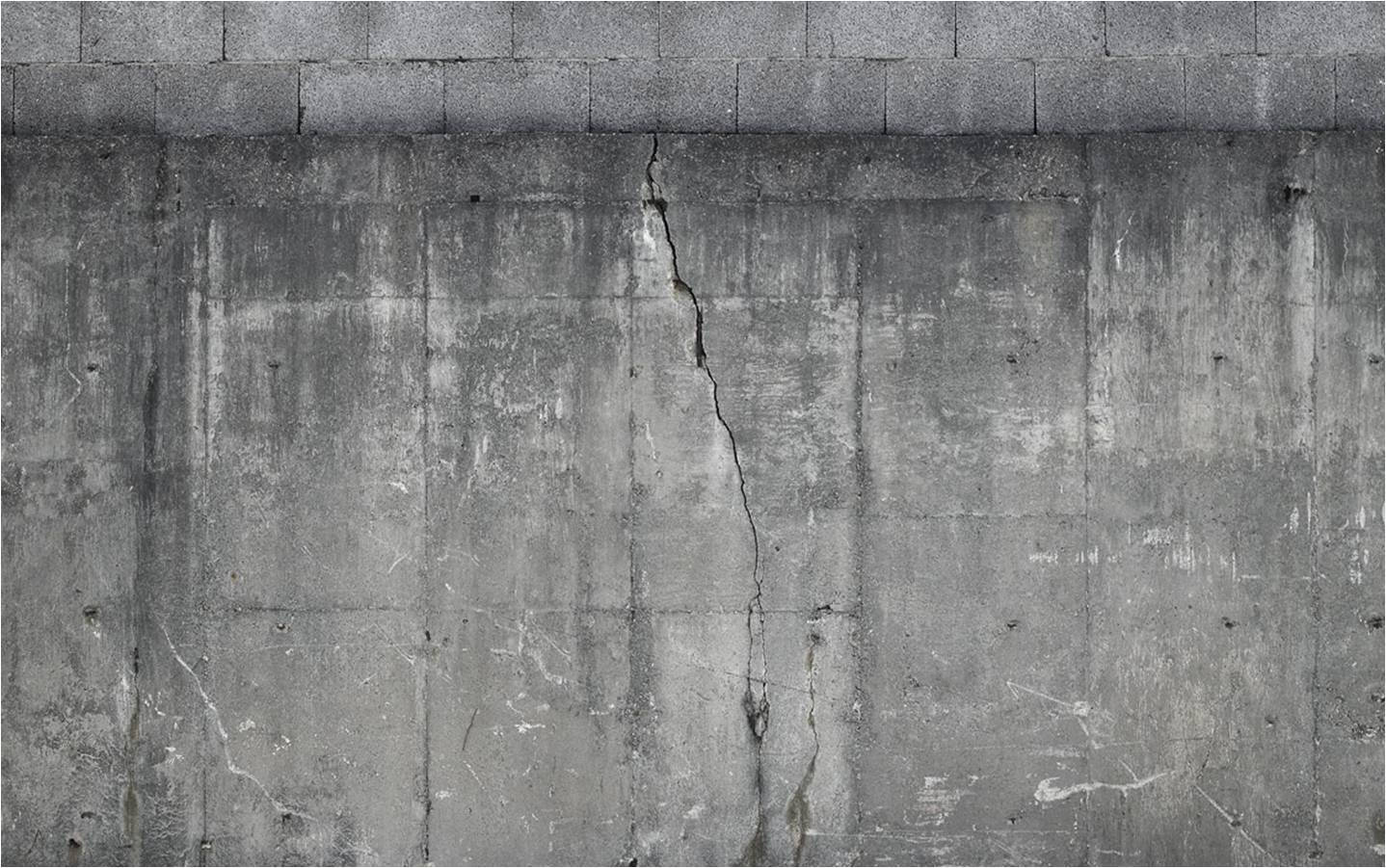 Wide Uneven Concrete Wall