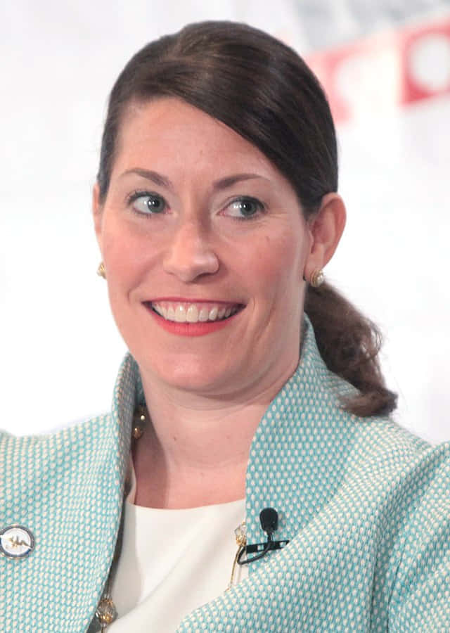 Widely Smiling Alison Lundergan Grimes Wallpaper
