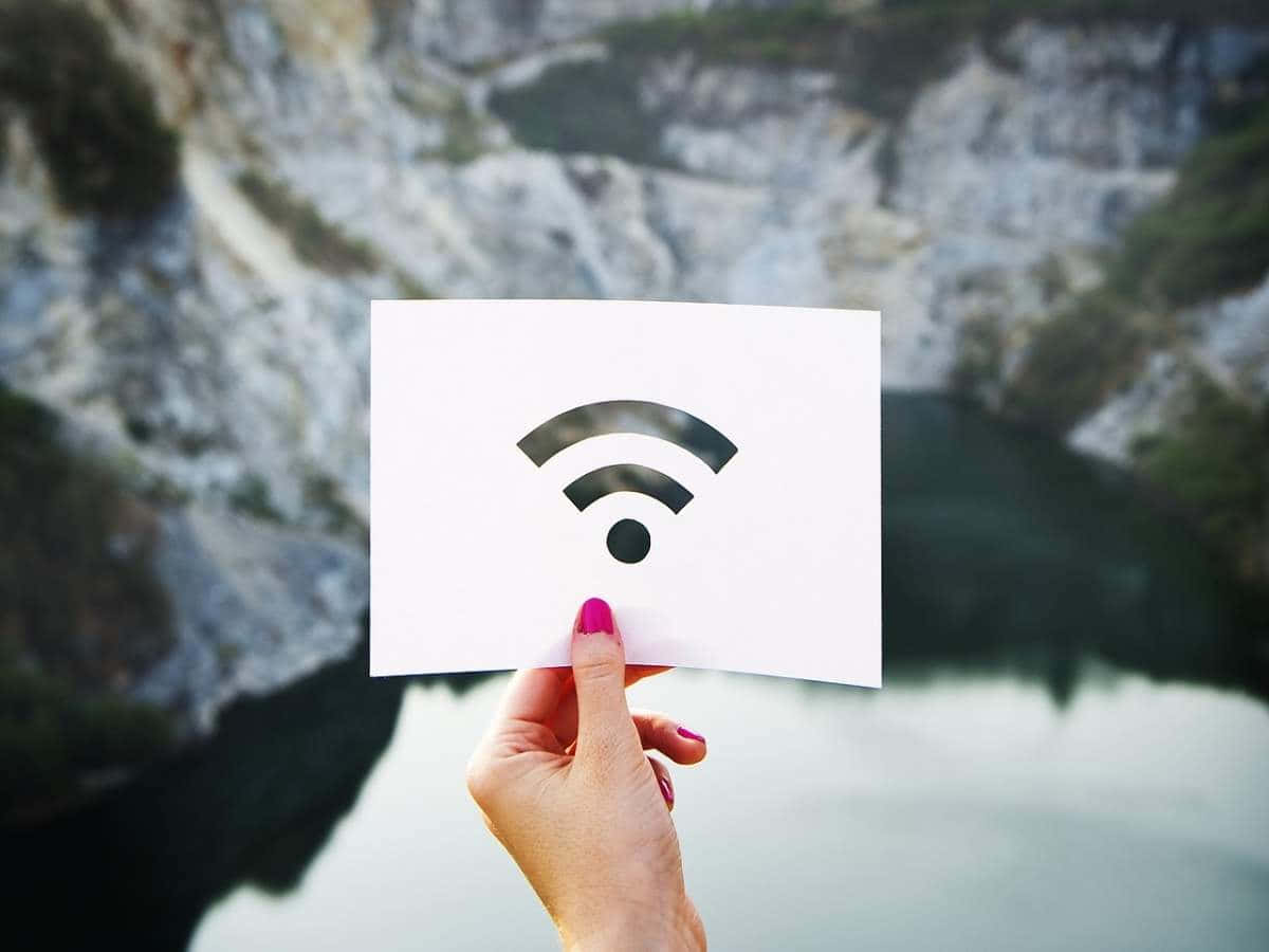 Stay connected anytime, anywhere with WiFi. Wallpaper