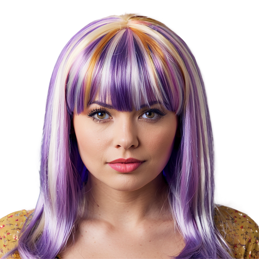 Wig With Bangs Png 79 PNG