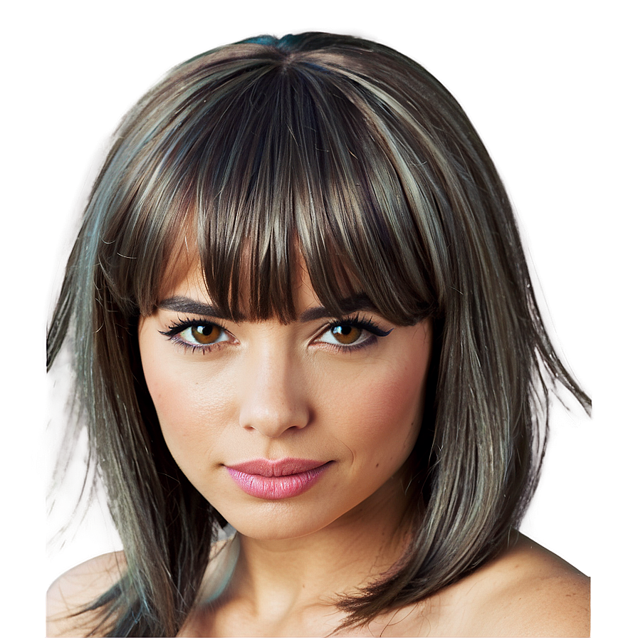 Wig With Bangs Png Eja PNG