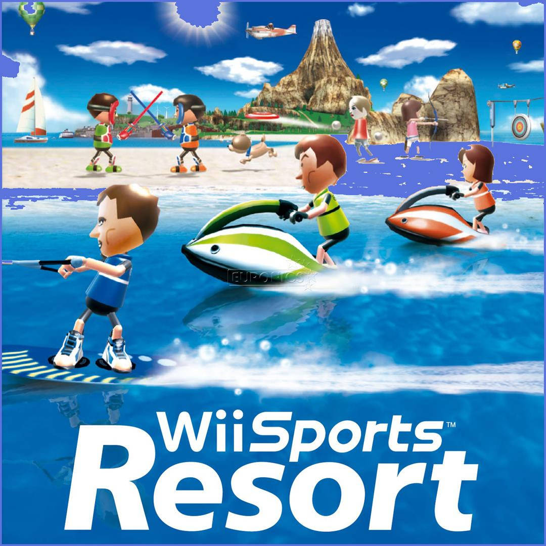 Wii Sports Resort Mii Characters Wallpaper