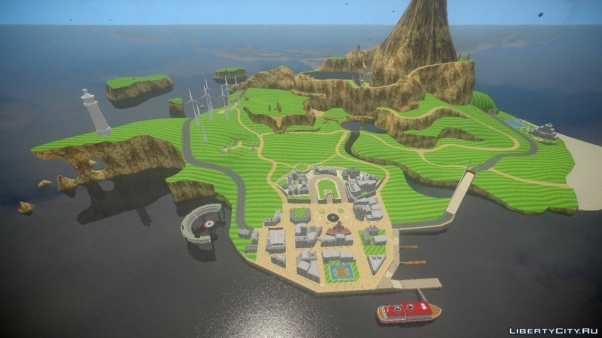 Wii Sports Resort Wuhu Island Top View Wallpaper