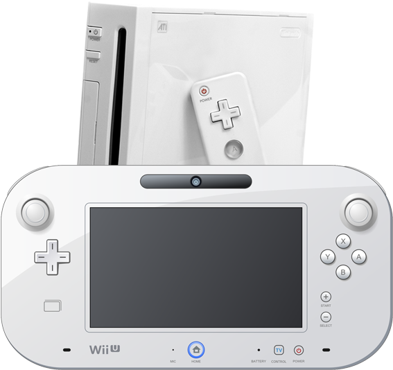 Wii U Consoleand Gamepad PNG