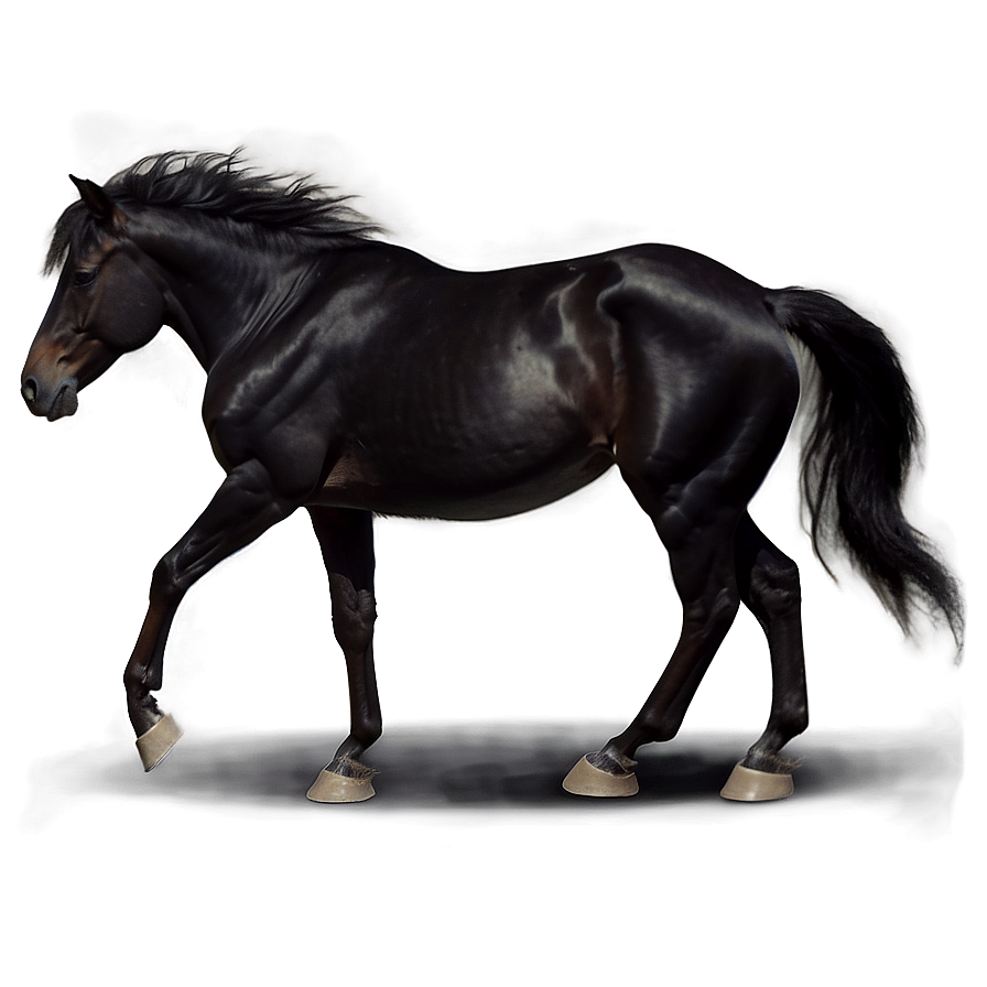 Wild Black Mustang Image Png Sby PNG