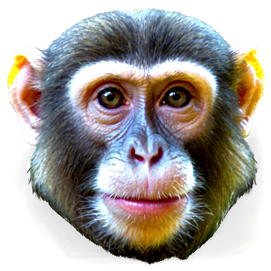 Wild Monkey Face Portrait Png 34 PNG
