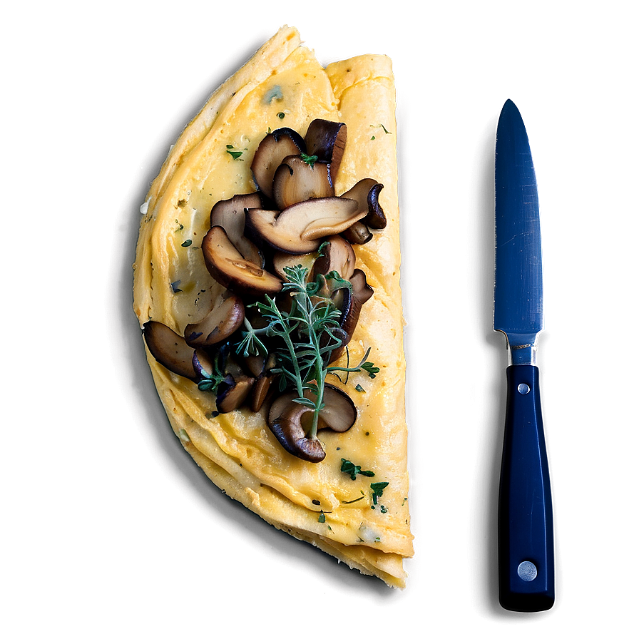 Wild Mushroom And Thyme Omelette Png Jwm49 PNG