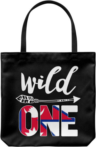 Wild One Graphic Tote Bag PNG