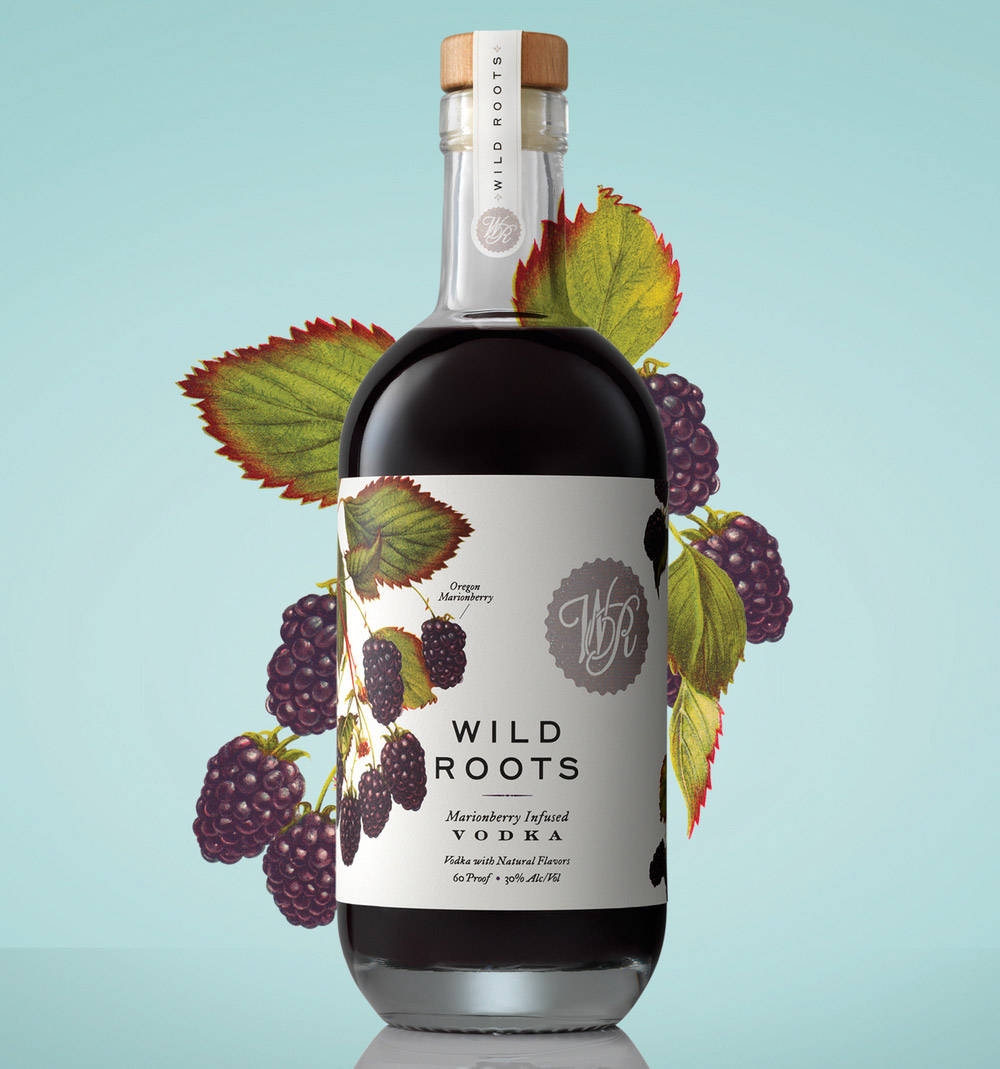 Wild Roots Marionberry Infused Vodka Fruits Wallpaper