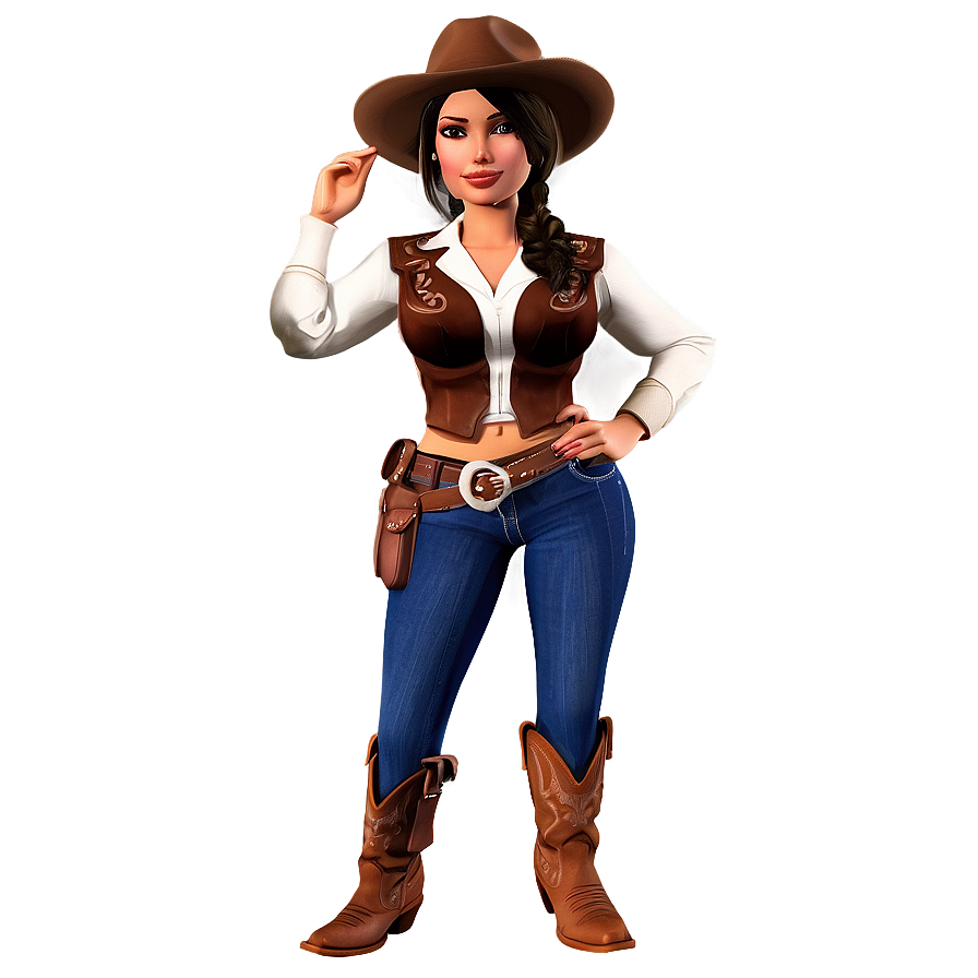 Wild West Cowgirl Png 51 PNG