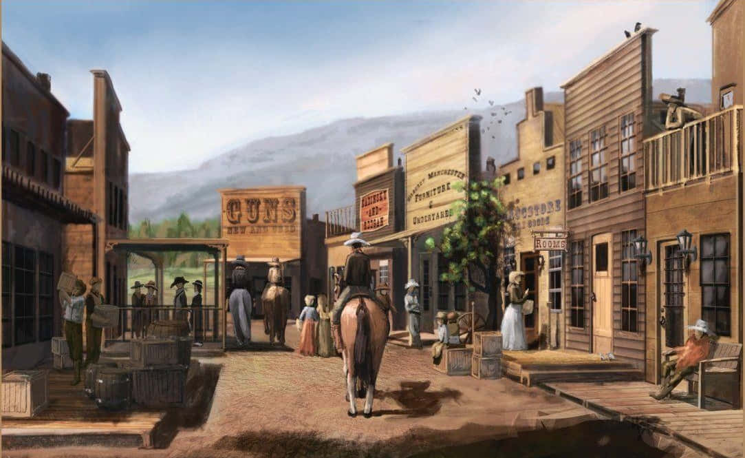 The Sands of The Wild West Wallpaper