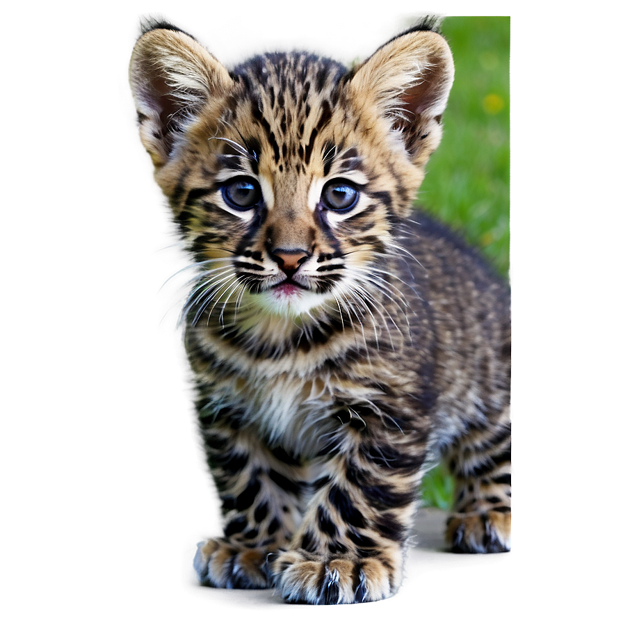 Wildcat Cub Cute Png 06132024 PNG