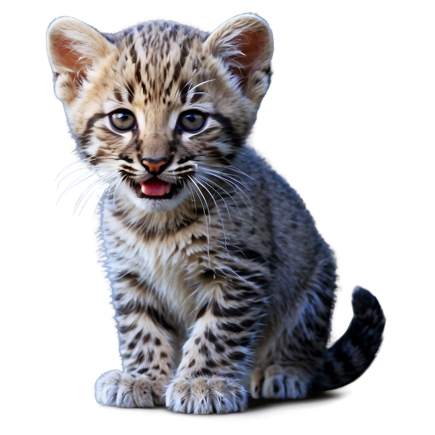 Wildcat Cub Cute Png Jsy PNG