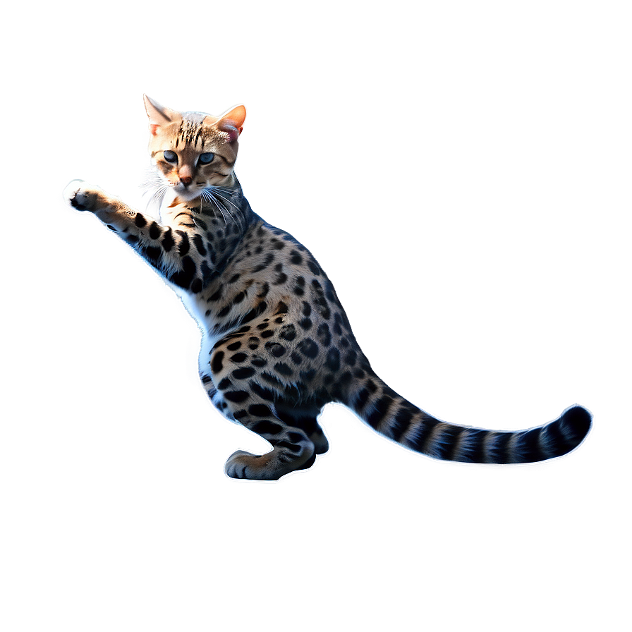 Wildcat Hunting Pose Png Exc43 PNG