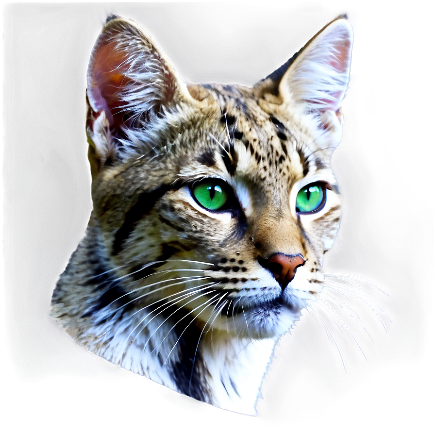 Wildcat With Green Eyes Png Usd PNG