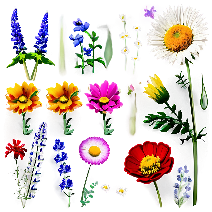 Wildflower Ecstasy Array Png Erf94 PNG