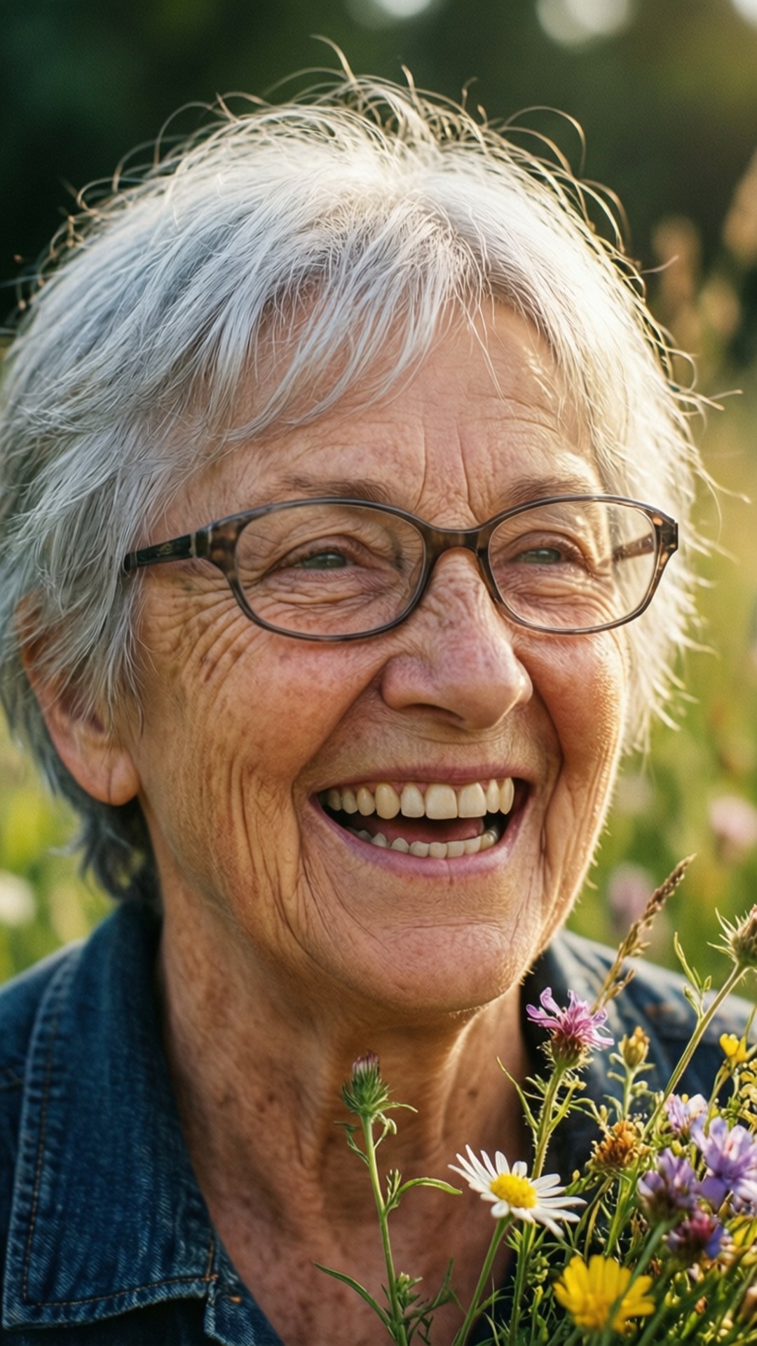 Vildblomster skratt Bakgrundsbilder