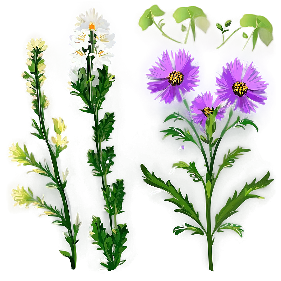 Wildflower Natural Beauty Png Sve PNG