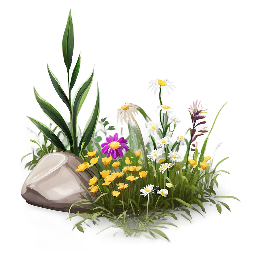 Wildflower Pathway Charm Png 06202024 PNG