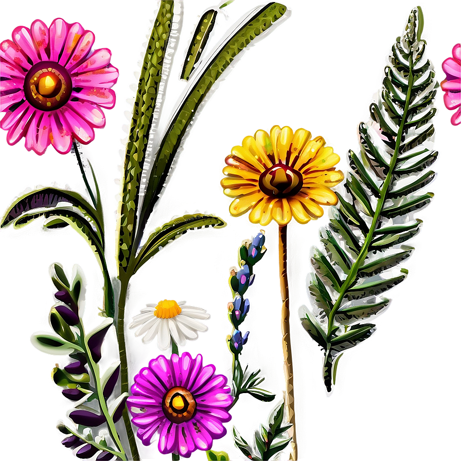 Wildflower Pathway Charm Png 06202024 PNG