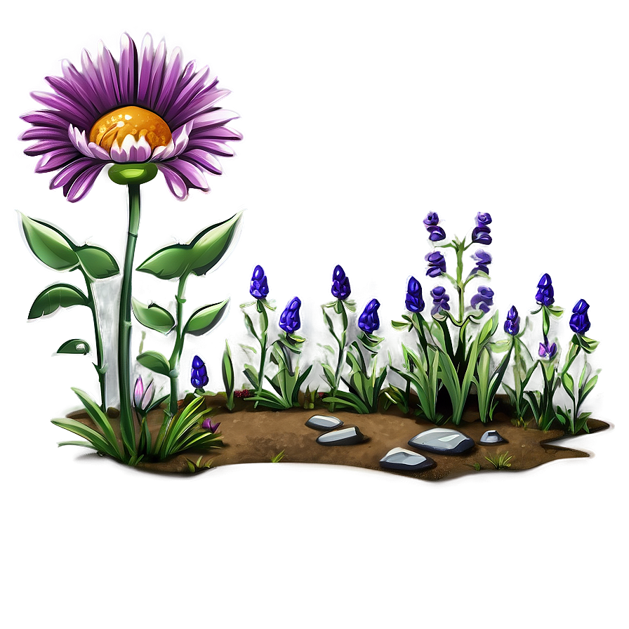 Wildflower Pathway Charm Png Ohu25 PNG