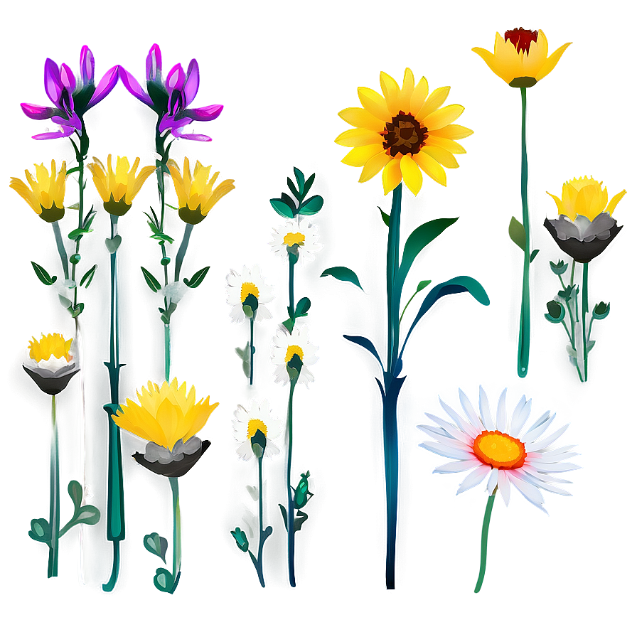 Wildflower Wonderland Png 66 PNG