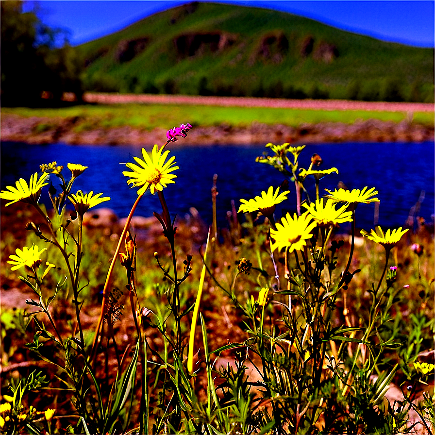 Wildflowers By The Roadside Png Tqy PNG