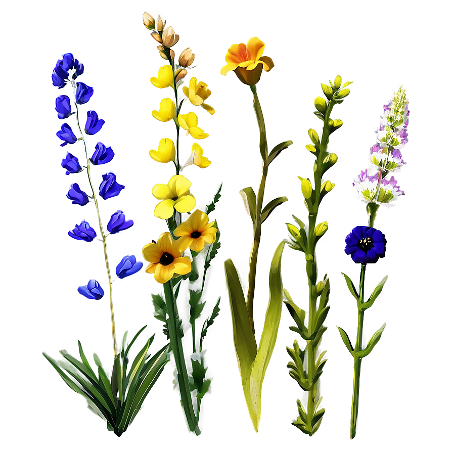 Wildflowers Field Png Jdf PNG