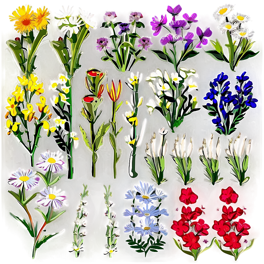 Wildflowers In Bloom Png 54 PNG