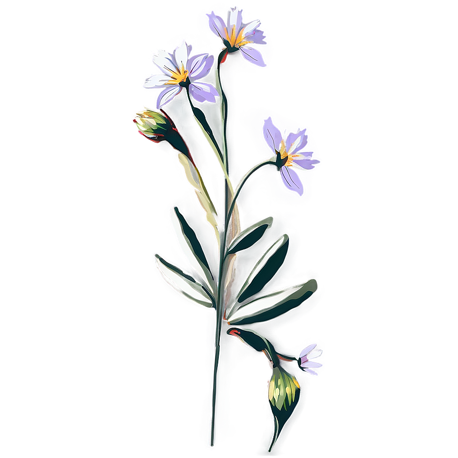 Wildflowers In Detail Png 40 PNG