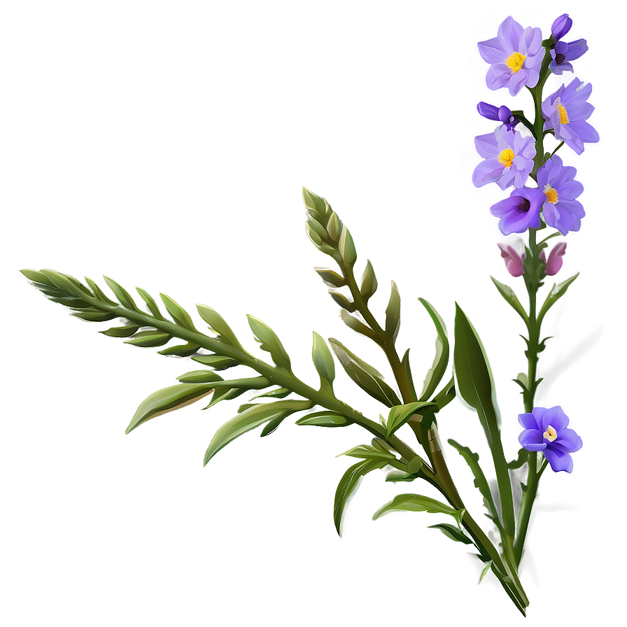 Wildflowers In Full Color Png Pcv PNG