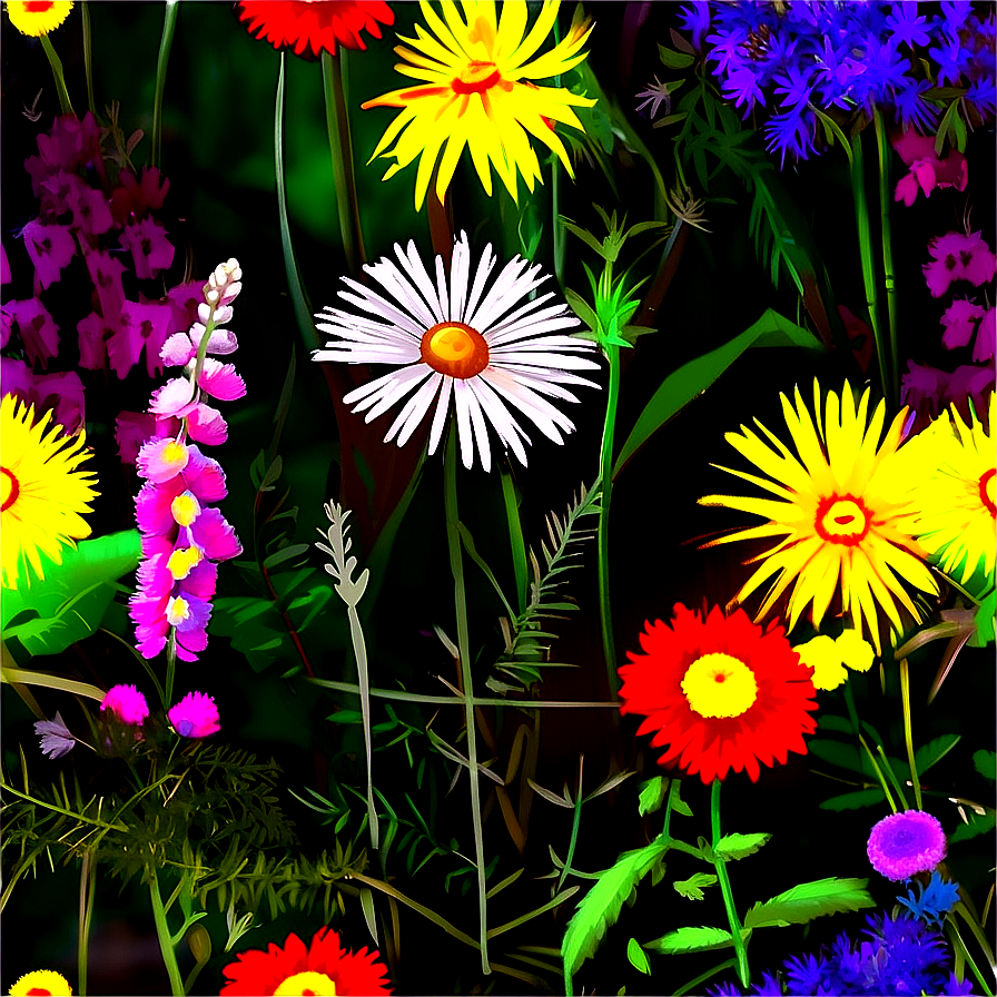 Wildflowers In Harmony Png Sun39 PNG