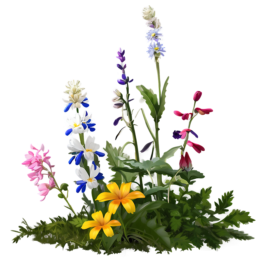 Wildflowers In Soft Light Png Eim PNG