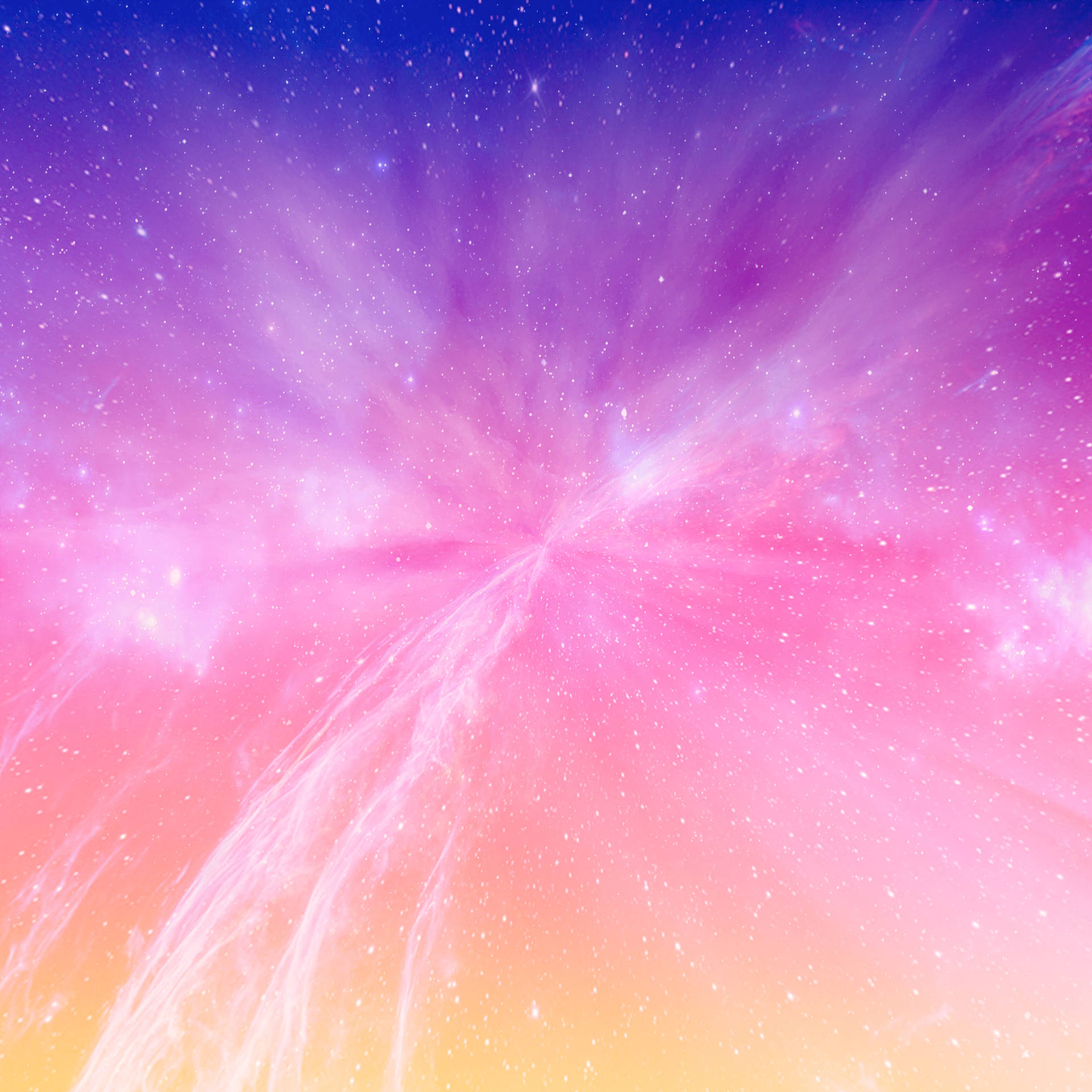 Wildly Colored Galactic Bright Background Wallpaper